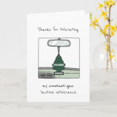 Funny IBS Lactose Intolerance Joke Couple Kaart (Gele Bloem)