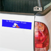 Funny Ibuprofen Bumpersticker (Op Truck)