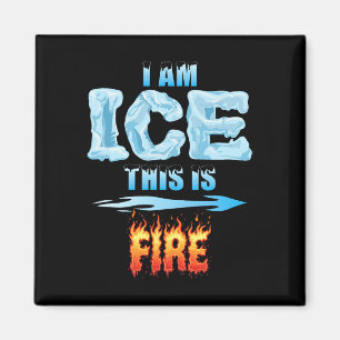Funny Ice and Fire Costume Halloween Family Matchi Magneet