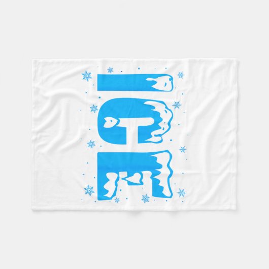 Funny Ice Costume Halloween 2024 Family Matching  Fleece Deken (Voorkant (Horizontaal))