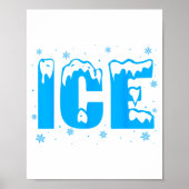 Funny Ice Costume Halloween 2024 Family Matching  Poster (Voorkant)