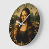 Funny Ice Cream Mona Lisa Grote Klok (Hoek)