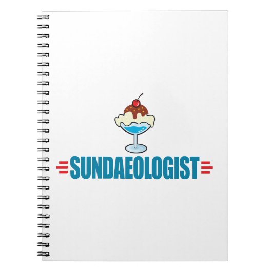 Funny Ice Cream Sundae Notitieboek (Voorkant)