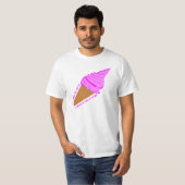 Funny Ice Cream Tee Shirt for Men (Voorkant volledig)