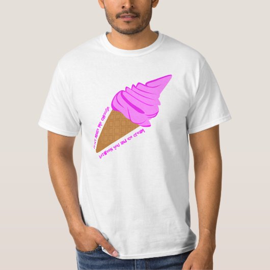 Funny Ice Cream Tee Shirt for Men (Voorkant)