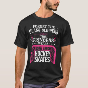 Funny Ice Hockey Art voor vrouwelijke meisjes Ice T-shirt