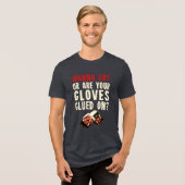 Funny Ice Hockey Enforcer T Shirt (Voorkant volledig)
