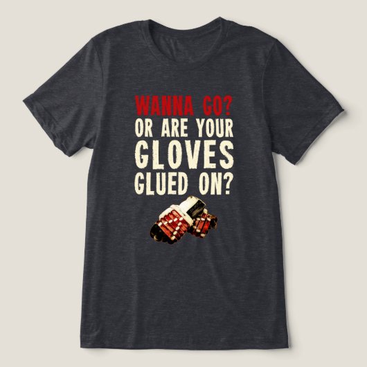 Funny Ice Hockey Enforcer T Shirt (Design voorkant)