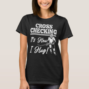 Funny Ice Hockey Gift for Kids Boys Cool Hoc T-shirt