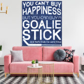 Funny Ice Hockey Goalie Artwork Canvas Afdruk (Insitu (Woonkamer))