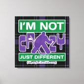 Funny Ice Hockey Goalie Box Canvas (Voorkant)