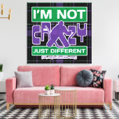 Funny Ice Hockey Goalie Box Canvas Afdruk (Insitu (Woonkamer))