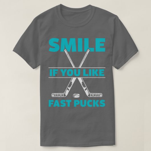 Funny Ice Hockey Goalie Fust Pucks T-shirt (Design voorkant)