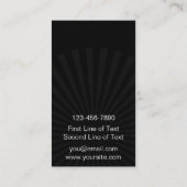 Funny Ice Hockey Goalie, Hockey Visitekaartjes (Achterkant)