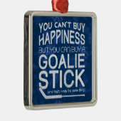 Funny Ice Hockey Goalie Holiday Decoratie (Rechts)