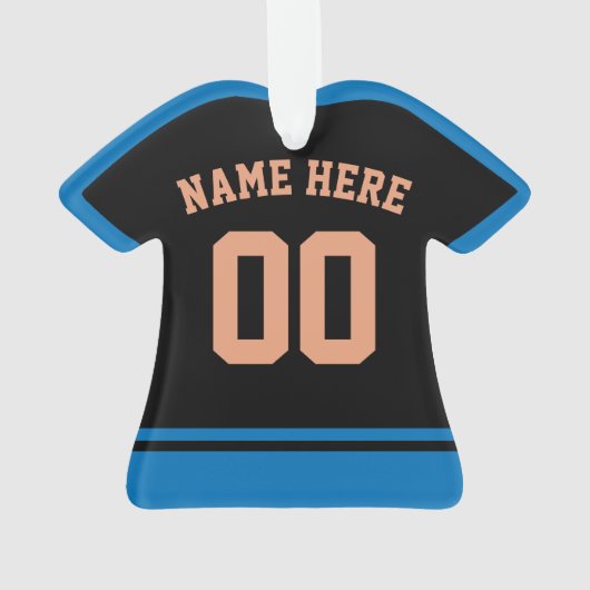 Funny Ice Hockey Goalie Holiday Ornament (achterkant)