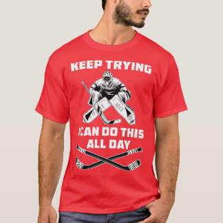 Funny Ice Hockey Goalie T-shirt