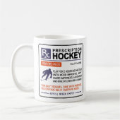 Funny Ice Hockey Mok Voorgeschreven ontwerp (Links)