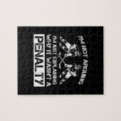 Funny Ice Hockey Player Discussion Bully Penalty Legpuzzel (Horizontaal)