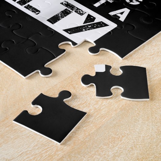 Funny Ice Hockey Player Discussion Bully Penalty Legpuzzel (Zijkant)