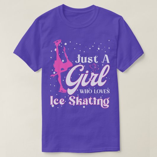 Funny Ice Skater Figuur Skater Sport T-shirt (Design voorkant)