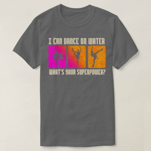 Funny Ice Skating Figuur Skating T-shirt (Design voorkant)