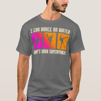 Funny Ice Skating Figuur Skating T-shirt