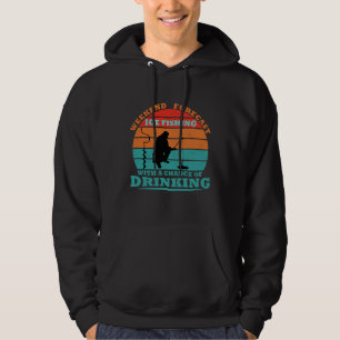 Funny ice-visserij hoodie