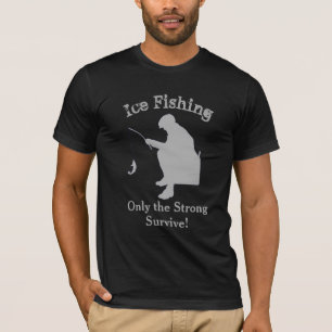 Funny Ice Vist alleen het sterke overlevingsmiddel T-shirt