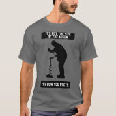 Funny Ice Vist Citote Ice Auger Shirt (Voorkant)