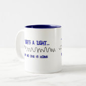 Funny ICU Nurse T-Shirts en Gifts Tweekleurige Koffiemok (Voorkant links)