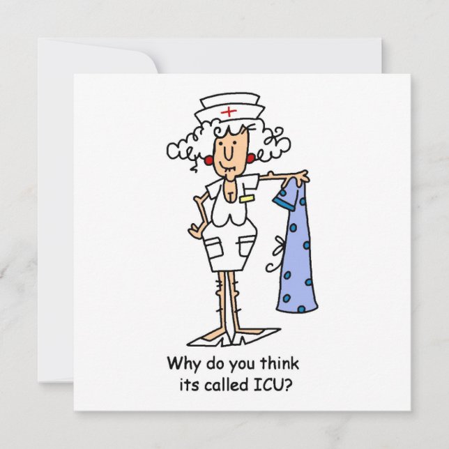 Funny ICU Zurse T-shirts en cadeautjes (Voorkant)