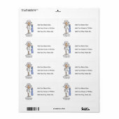 Funny ICU Zurse T-shirts en cadeautjes Etiket (Full Sheet)