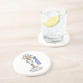 Funny ICU Zurse T-shirts en cadeautjes Zandsteen Onderzetter (Zijkant)