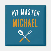 Funny Id Smoke That Name Bbq Grilling Dad  Magneet (Voorkant)