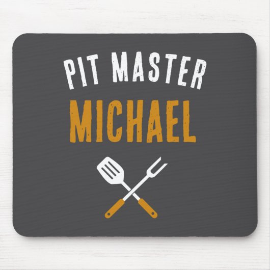 Funny Id Smoke That Name Bbq Grilling Dad Muismat (Voorkant)
