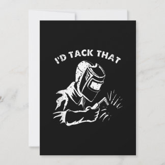 Funny ID-tapijt die lassen voor mannen geeft Aankondiging