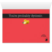 Funny "If Life Hands You Lemons" Birthday Kaart (Binenzijde Horizontaal (Onderkant))