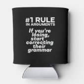 Funny If Losing Argument start Correction Grammar Blikjeskoeler (Achterkant)