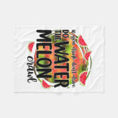 Funny If You Drink Don't Drive Do The Watermelon C Fleece Deken (Voorkant (Horizontaal))