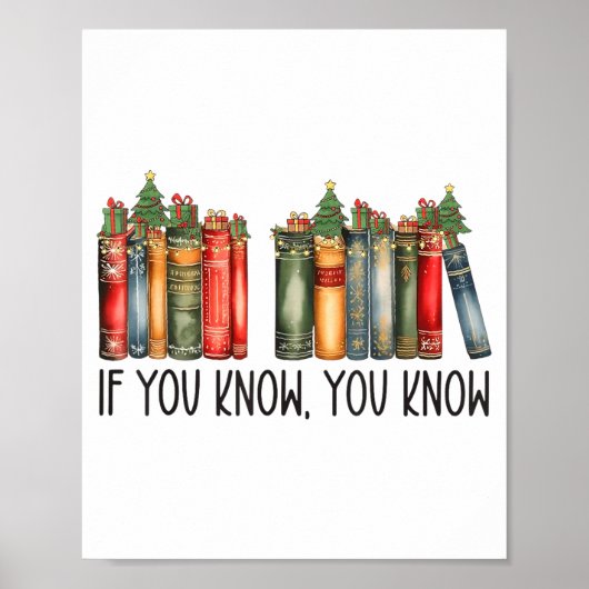 Funny If You Know You Know 6 7 Reading Books Chris Poster (Voorkant)