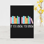 Funny If You Know You Know 6 7 Reading Books Merry Kaart (Gele Bloem)