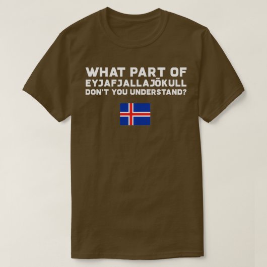 Funny IJsland T-shirt (Design voorkant)