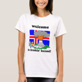 Funny IJslandse vulkaan T-shirt (Voorkant)