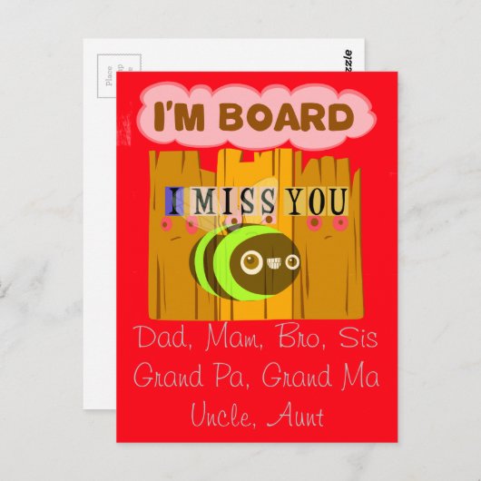 Funny, ik ben Briefkaart (Voorkant / Achterkant)