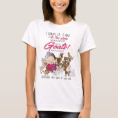 FUNNY - Ik ben een Oude Dame House vol geiten T-shirt (Voorkant)