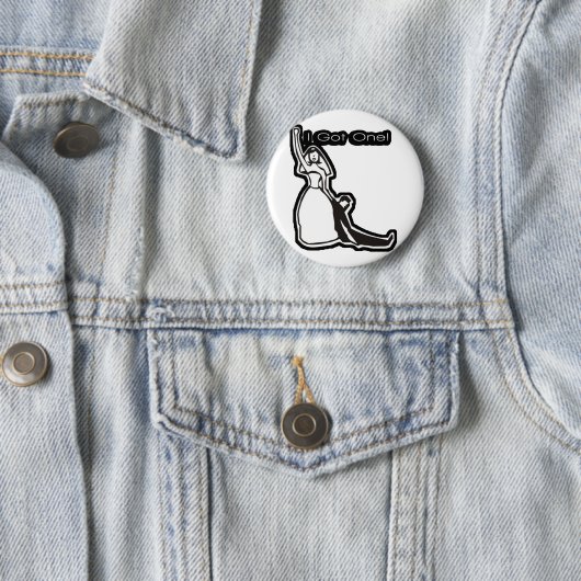 Funny, ik heb er een ronde button 5,7 cm (In situ)