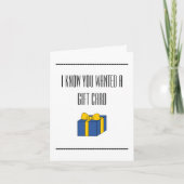 Funny "Ik hoop dat je van sokken houdt" Happy Vade Kaart (Voorkant)