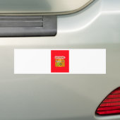 Funny, ik mis je... ik ben vereerd. bumpersticker (Op auto)