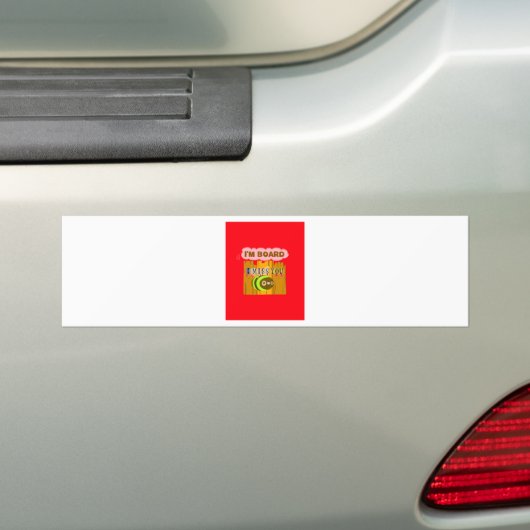 Funny, ik mis je... ik ben vereerd. bumpersticker (Op auto)